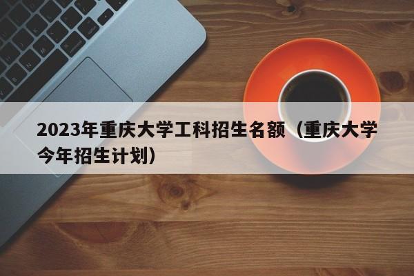 2023年重庆大学工科招生名额（重庆大学今年招生计划）