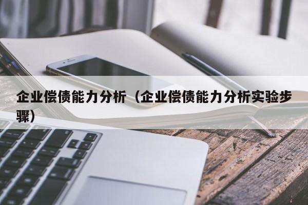 企业偿债能力分析（企业偿债能力分析实验步骤）