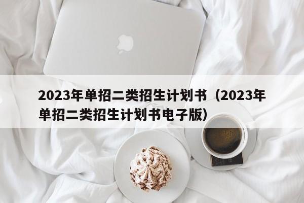 2023年单招二类招生计划书（2023年单招二类招生计划书电子版）