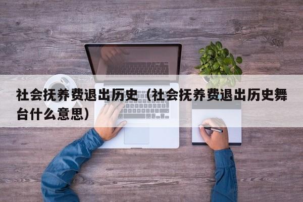 社会抚养费退出历史（社会抚养费退出历史舞台什么意思）