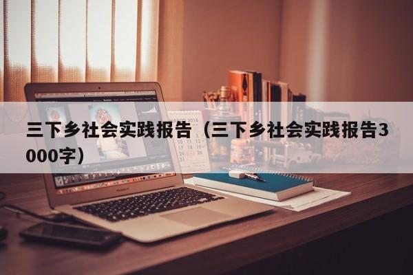 三下乡社会实践报告（三下乡社会实践报告3000字）