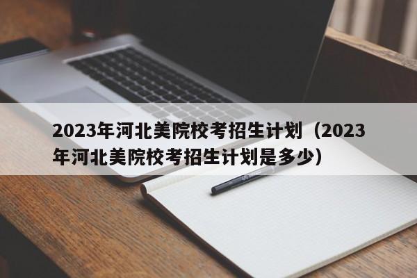 2023年河北美院校考招生计划（2023年河北美院校考招生计划是多少）