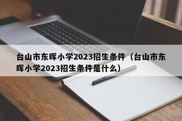 台山市东晖小学2023招生条件（台山市东晖小学2023招生条件是什么）