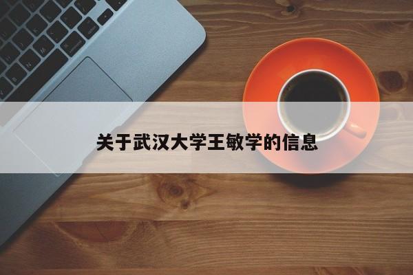 关于武汉大学王敏学的信息