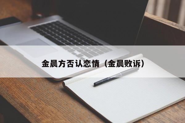 金晨方否认恋情（金晨败诉）